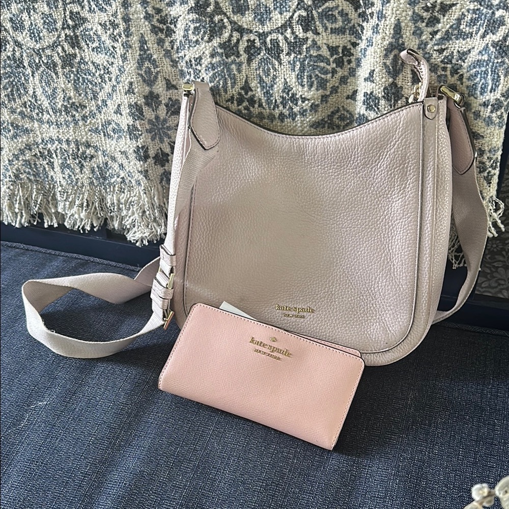 Kate Spade Pink and Cream Women's Bag Set